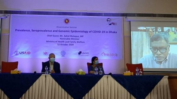 ঢাকার প্রায় অর্ধেক মানুষ আক্রান্ত হয়েছে করোনায়