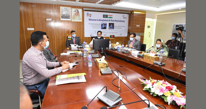 আইসিটি প্রতিমন্ত্রীর সাথে ভারতীয় হাই কমিশনারের বৈঠক