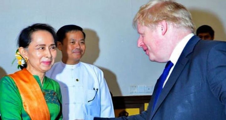 ব্রিটিশ প্রধানমন্ত্রীর সঙ্গে রোহিঙ্গা প্রসঙ্গের আলোচনায় সু চি