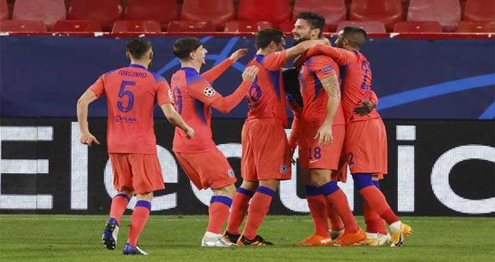 সেভিয়াকে উড়িয়ে গ্রুপ সেরা চেলসি