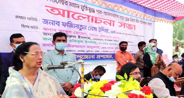 ভাস্কর্য ভাঙার কালো হাত গুড়িয়ে দেওয়া হবে : প্রতিমন্ত্রী ইন্দিরা