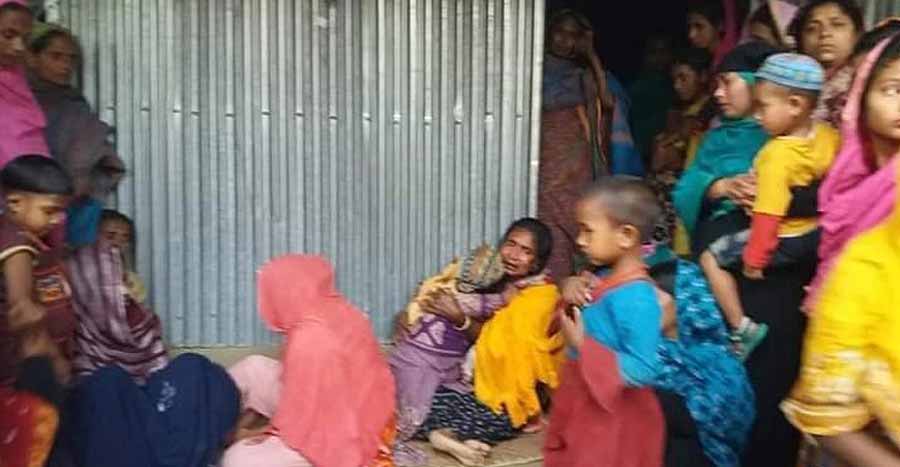 দিনভর অপেক্ষা, অবশেষে ভাইয়ের লাশের দেখা পেল এতিম দুই বোন