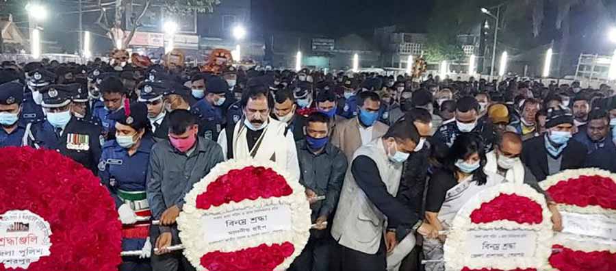 শেরপুরে ভাষা শহীদদের প্রতি শ্রদ্ধা জানালেন হুইপ আতিক