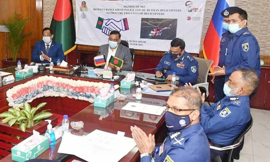 দুটি অত্যাধুনিক হেলিকপ্টার পাচ্ছে বাংলাদেশ পুলিশ
