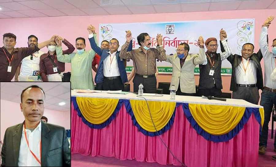 দ্বিতীয় দফায় শেরপুর প্রেসক্লাবের সাধারণ সম্পাদক নির্বাচিত হলেন মেরাজ উদ্দিন