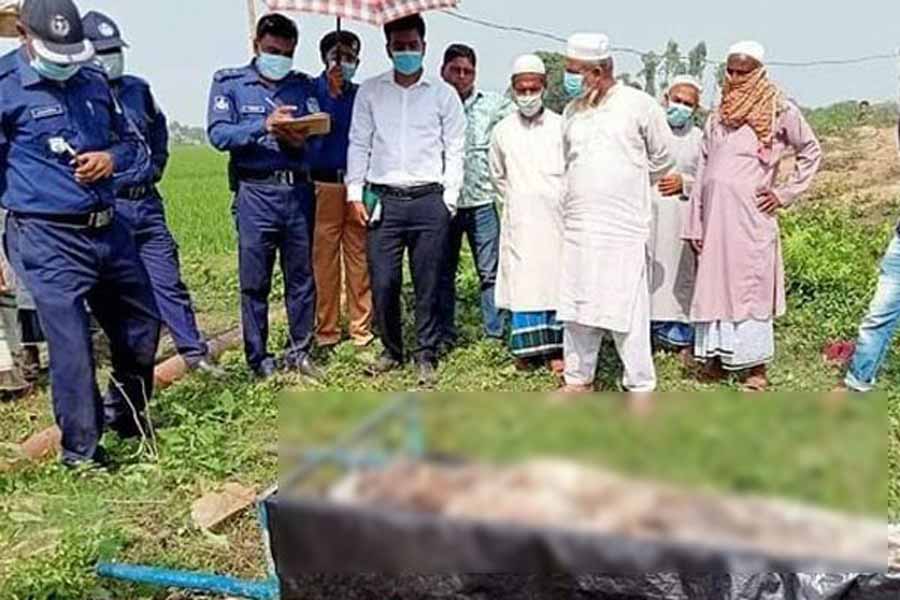 ফুলপুরে ৯ মাস পর কবর থেকে লাশ উত্তোলন