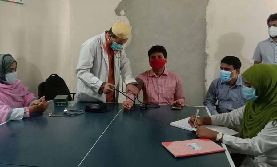 ত্রিশালে মুজিববর্ষ উপলক্ষে ফ্রি মেডিক্যাল ক্যাম্প