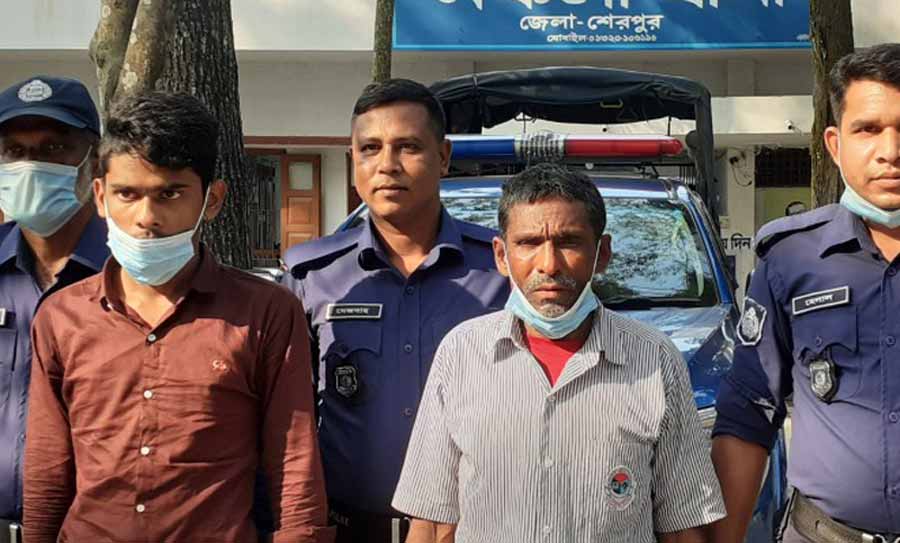 নকলায় পুত্রবধূকে ধর্ষণের অভিযোগে শ্বশুর গ্রেপ্তার