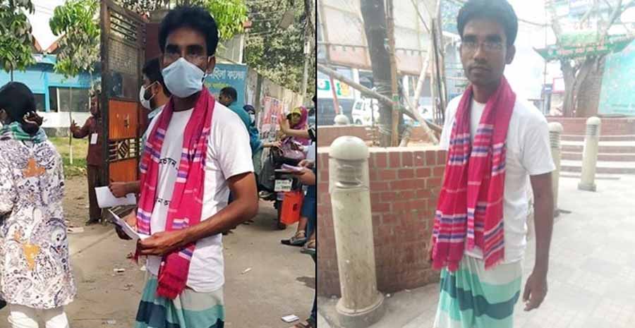 লুঙ্গি-গেঞ্জি পরে বিসিএস পরীক্ষা দিয়েছে নান্দাইলের শিবলু