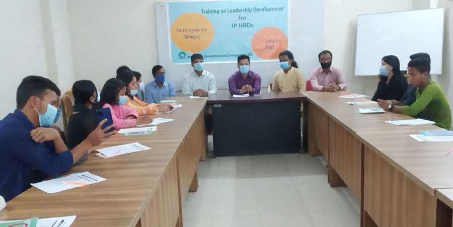 শেরপুরে মানবাধিকার রক্ষাকর্মীদের নেতৃত্ব উন্নয়ন প্রশিক্ষণ