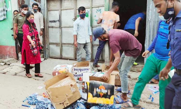 ভৈরবে নকল আইসক্রিম ফ্যাক্টরিকে জরিমানা