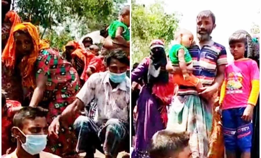 নান্দাইলে শিশুসহ ৪০ যাত্রী নিয়ে ধরা পড়ল ট্রাক