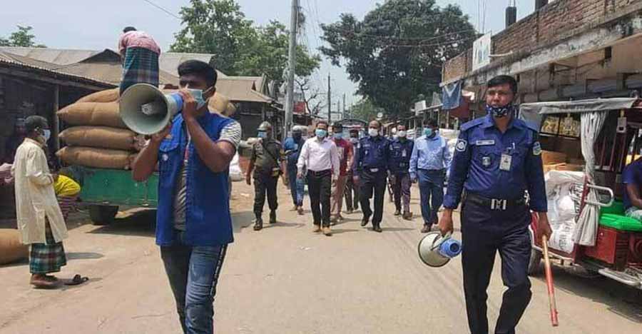 কঠোর বিধিনিষেধের প্রথম দিনে ময়মনসিংহে ১৪০ মামলা