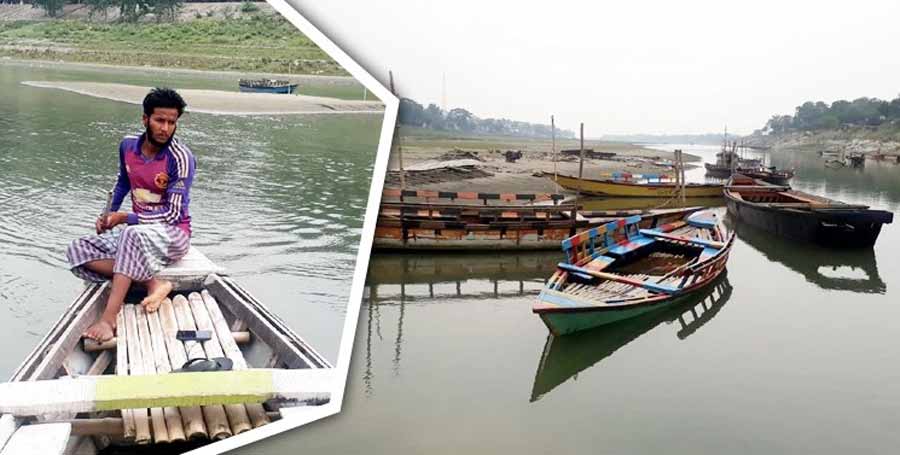 করোনায় কর্মহীন ময়মনসিংহের মাঝিরা