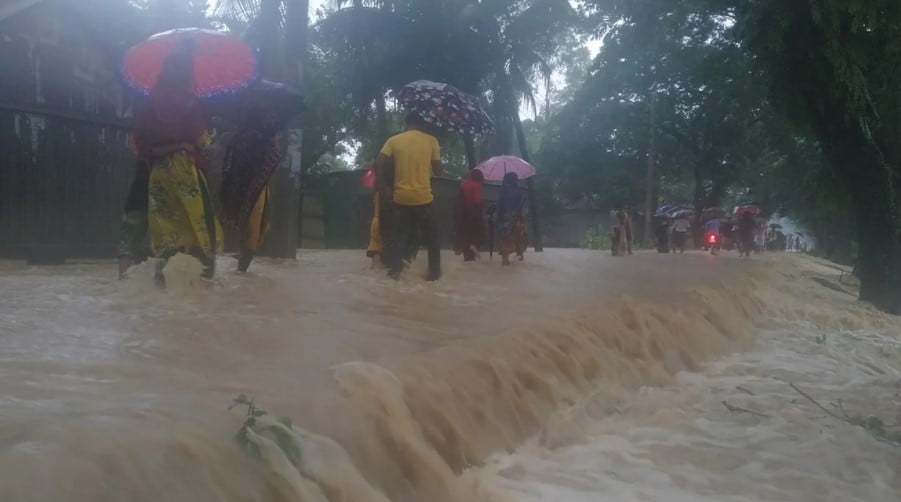 নালিতাবাড়ীতে দেড় হাজার পরিবার পানিবন্দী