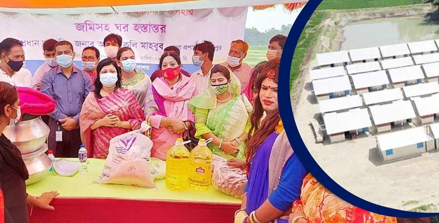 শেরপুরে সাজানো-গোছানো ঘর পেলেন তৃতীয় লিঙ্গের ৪০ জন