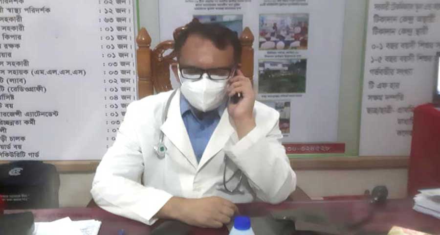 নান্দাইলের স্বাস্থ্য কর্মকর্তার ‘নজীরবিহীন’ সেবা