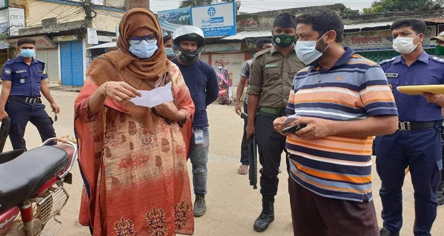 ভালুকায় ৬০ জনকে ৫৩ হাজার টাকা জরিমানা