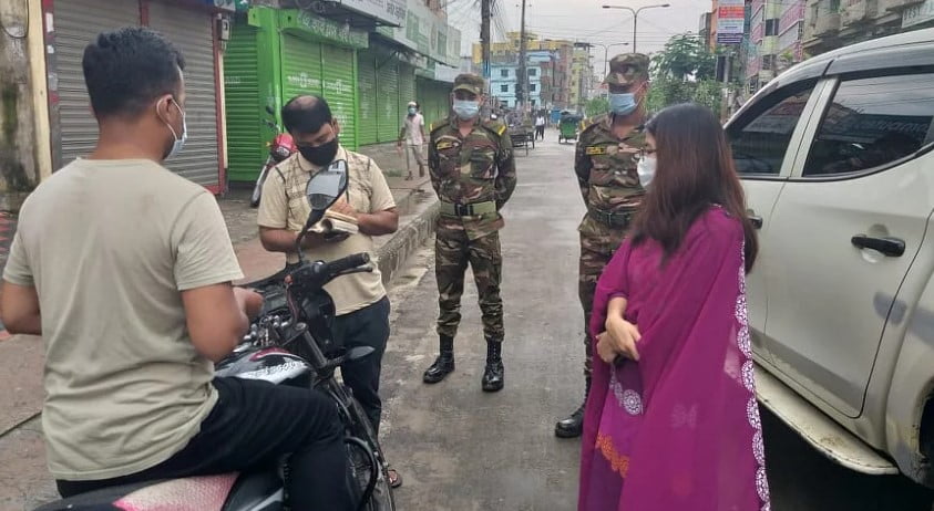 ভৈরবে ‘হাওয়া খেতে’ বেরিয়ে জরিমানা