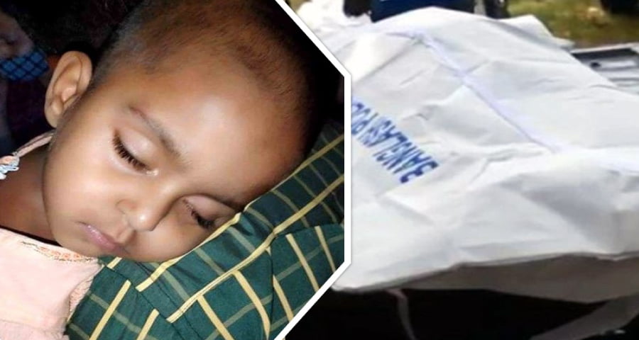 নান্দাইলে মায়ের ক্ষত-বিক্ষত দেহের পাশে কাঁদছিল শিশু