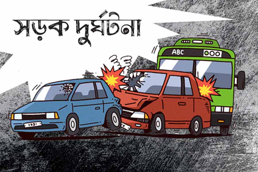 ত্রিশালে প্রাইভেট কার-ভ্যান সংঘর্ষে দুজন নিহত