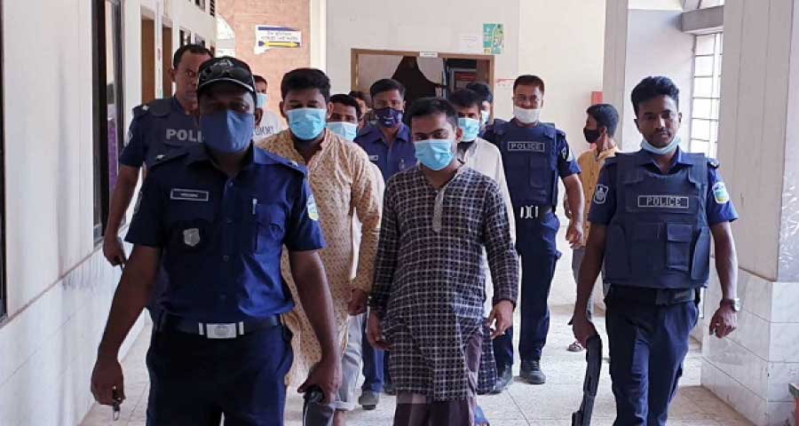 ময়মনসিংহে রিমান্ড শেষে চার জেএমবি সদস্য কারাগারে