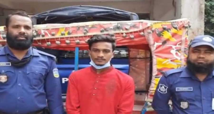 ফুলপুরে অটোরিকশা চোর চক্রের সদস্য গ্রেফতার