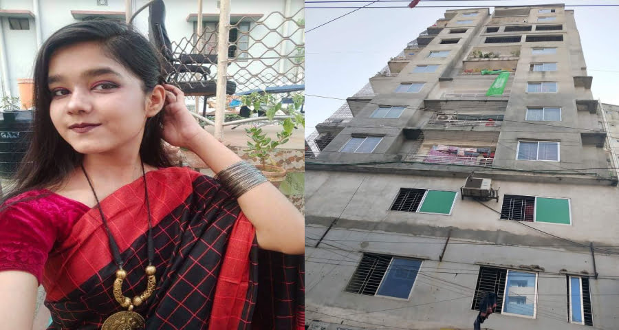 পরিবারের সাথে রাগ করে ছাদ থেকে লাফিয়ে স্কুলছাত্রীর আত্মহত্যা