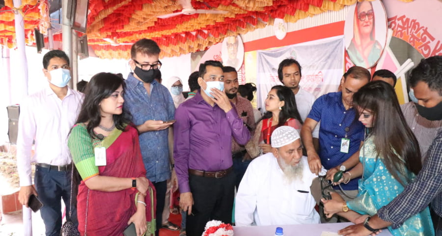 ময়মনসিংহ সিটি কর্পোরেশনের উদ্যোগে উচ্চ রক্তচাপ স্ক্রিনিং কর্মসূচি