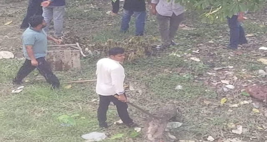 নজরুল বিশ্ববিদ্যালয়ে মানববন্ধন করতে গিয়ে ছাত্রলীগের দুই পক্ষের সংঘর্ষ