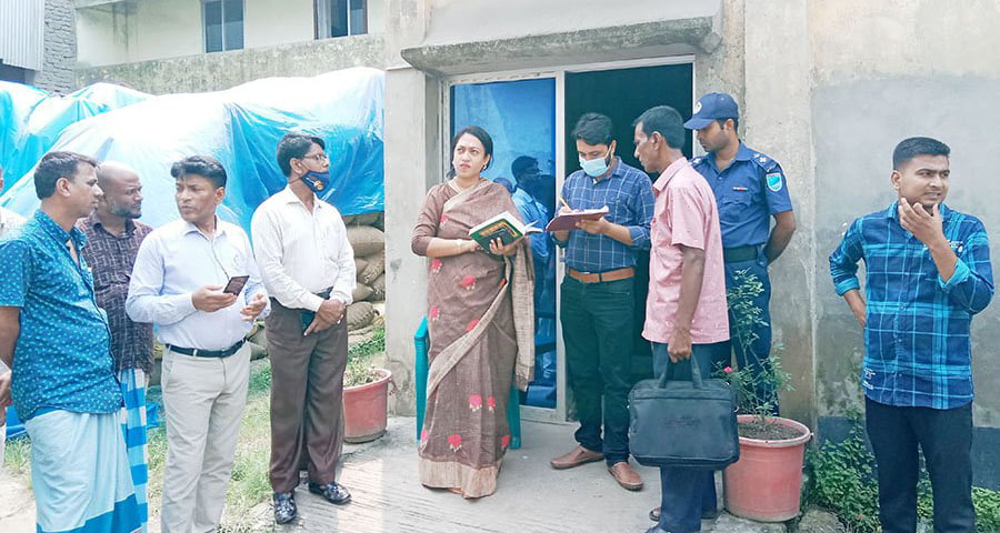 পাকুন্দিয়ায় ভ্রাম্যমাণ আদালতের জরিমানা