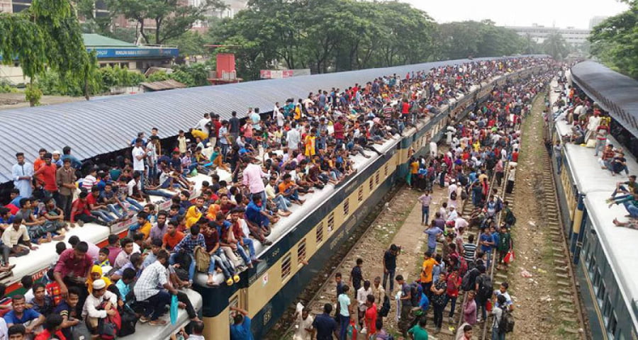 ট্রেনের ঈদযাত্রার সব টিকিট বিক্রি হবে অনলাইনে