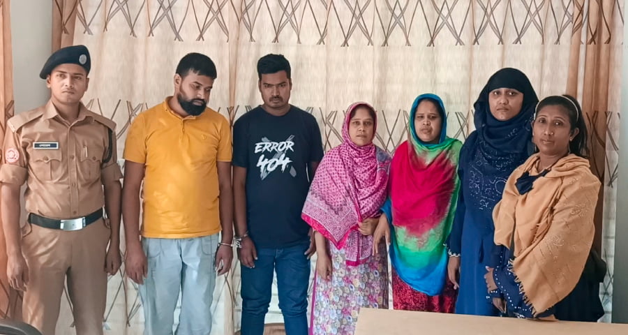 শেরপুরে দুই বোনের হেরোইন সিন্ডিকেট, রাজশাহী থেকে আনা হত চালান