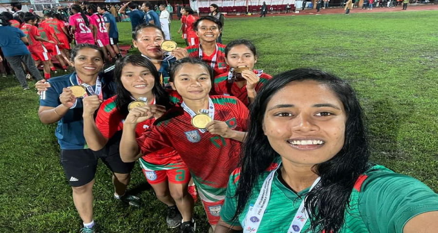 সাফ জয়ী কলসিন্দুর কন্যাদের পরিবার পাচ্ছে ৪ লাখ টাকা