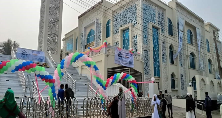 শেরপুরে ‘মডেল মসজিদে’র উদ্বোধনে খুশি মুসল্লিরা