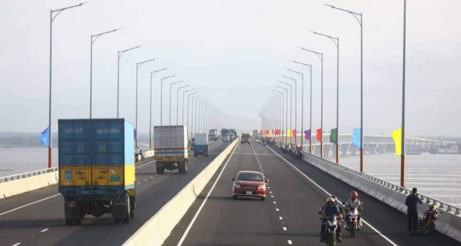 পরশু থেকে পদ্মা সেতুতে চলবে মোটরসাইকেল