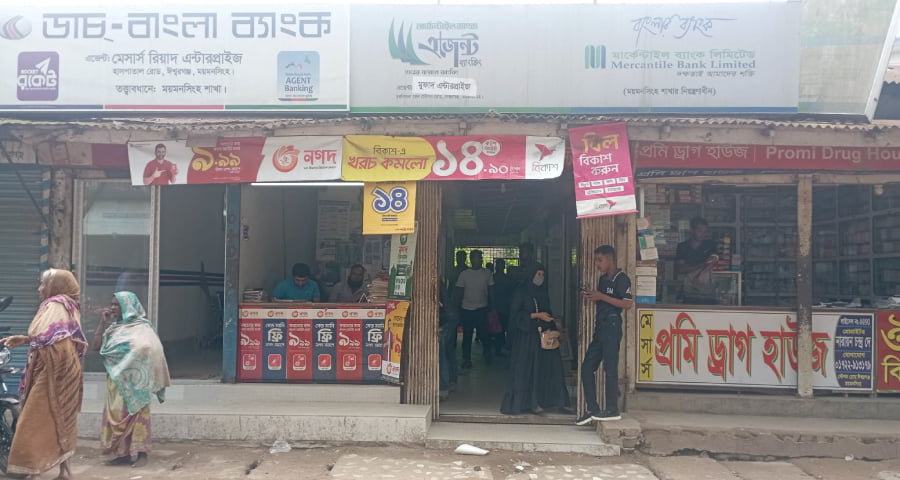 ঈশ্বরগঞ্জে ডাচ্ বাংলা ও মার্কেন্টাইল ব্যাংকে চুরি