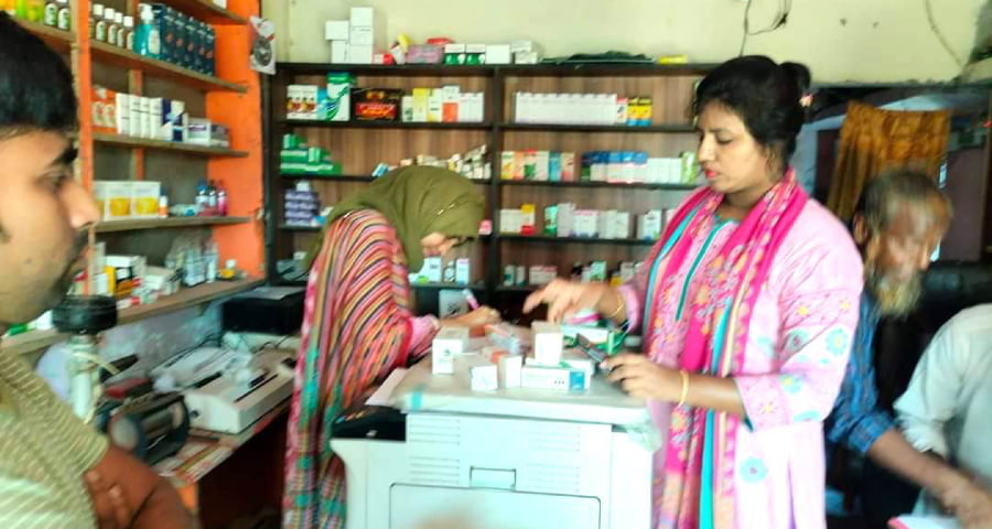 ঈশ্বরগঞ্জে দুই ওষুধ ব্যবসায়ীকে অর্থদণ্ড