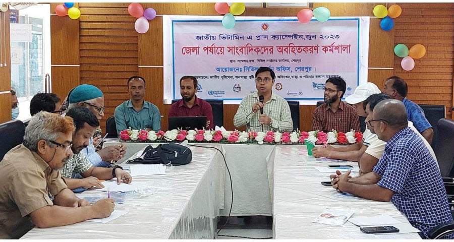 শেরপুরে ২ লাখ ১৭ হাজার শিশুকে ভিটামিন এ ক্যাপসুল খাওয়ানো হবে