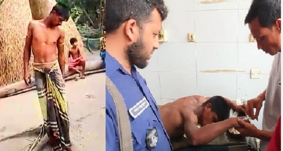 শেরপুরে সুদের টাকা আদায় করতে গাছে বেঁধে যুবককে নির্যাতন