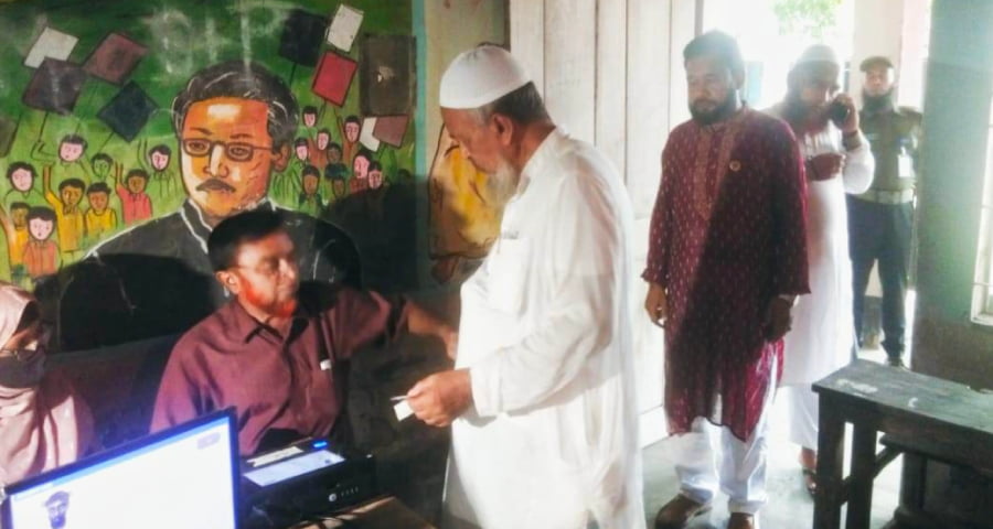 তারাকান্দা উপজেলা নির্বাচনে ‘শঙ্কার’ ভোট শুরু