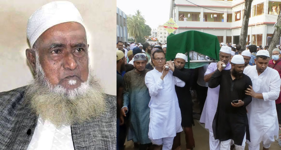 ছোট ছেলের পাশে চিরনিদ্রায় শায়িত সাবেক ধর্মমন্ত্রী মতিউর রহমান