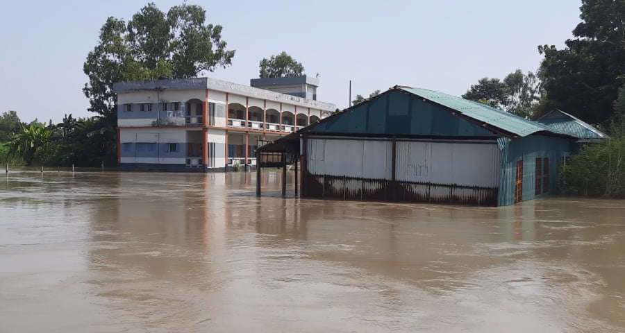 জামালপুরে সার্বিক বন্যা পরিস্থিতি উন্নতি