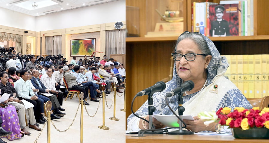 খুনিদের সঙ্গে কিসের সংলাপ, সময়মতোই নির্বাচন হবে : প্রধানমন্ত্রী