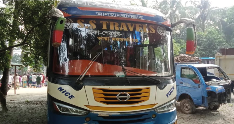 ময়মনসিংহে বাস চাপায় নিহত বেড়ে ৬