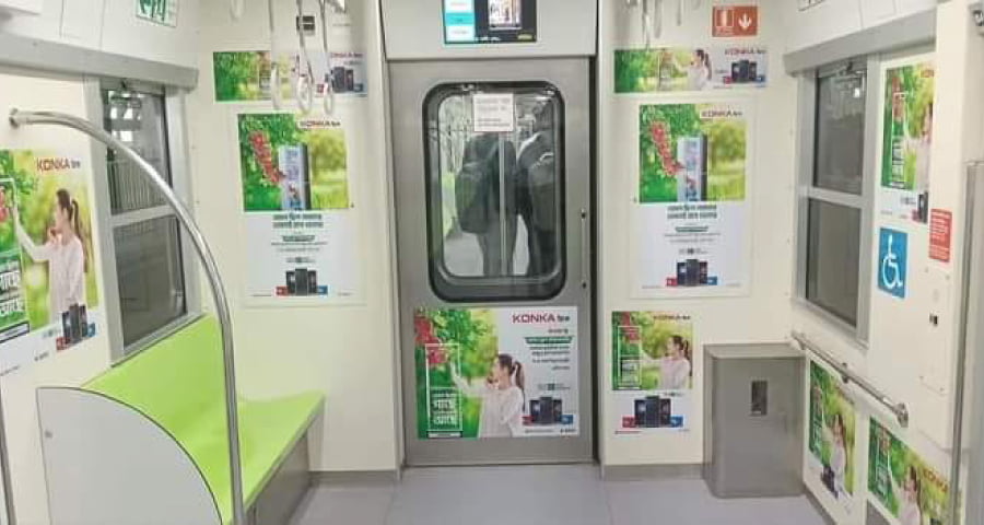 মেট্রোরেলে ‘অপরিকল্পিত’ বিজ্ঞাপন: আজ পরিদর্শনে যাবে তদন্ত কমিটি