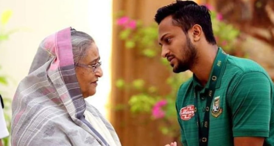 এবার গণভবনে গেলেন সাকিব