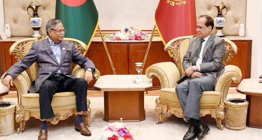 বঙ্গভবনে সিইসি