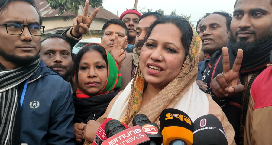 গৌরীপুরবাসীর সেবক হয়ে থাকতে চাই: পপি