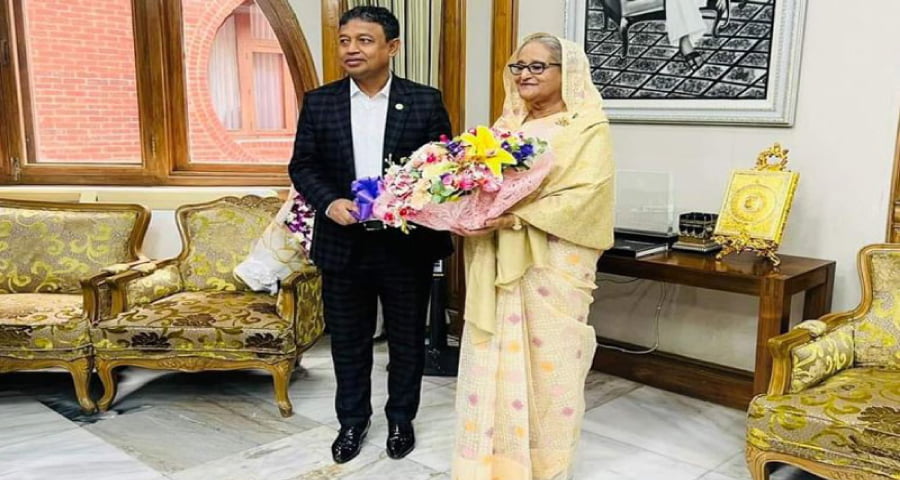 প্রধানমন্ত্রীকে ডিবি হারুনের শুভেচ্ছা